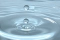Couple of drops Royalty Free Stock Photo