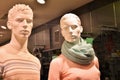 A couple of dummies close-up in a supermarket Royalty Free Stock Photo