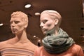 A couple of dummies close-up in a supermarket Royalty Free Stock Photo