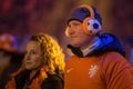 Couple of Dutch supporter at Johan Cruyff Arena