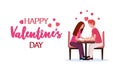 Couple eating spaghetti together happy valentines day holiday dinner concept man woman enjoying food greeting card