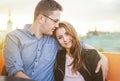 Couple enjoing their time together Royalty Free Stock Photo