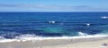 Beach time in the sun and sand on the Pacific Ocean - La Jolla, California Royalty Free Stock Photo