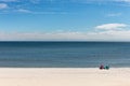 Couple Enjoying the Beach at Gulf Shores, Alabama