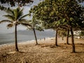 Couple enjoying the beach in South America