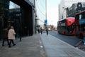 A couple enjoying a lovely walk in Shoreditch, Uk