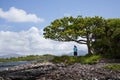 Couple enjoying the view at the ring of kerry, Ireland