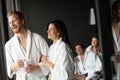 Couple enjoying wellness weekend and serene moments together Royalty Free Stock Photo