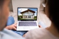 Couple Family Searching Real Estate Online