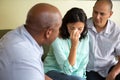 Couple getting marraige counseling. Royalty Free Stock Photo