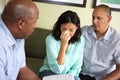 Couple getting marraige counseling. Royalty Free Stock Photo