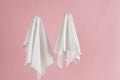 Couple ghost back pink Royalty Free Stock Photo