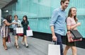 A couple going shopping together