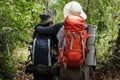 Couple going for a trekking