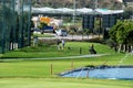 Couple on a golf course, Caleta de Velez.