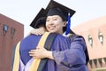 A couple of graduates Royalty Free Stock Photo