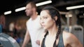 Couple on the gym