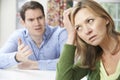 Couple Having Arguement At Home Royalty Free Stock Photo