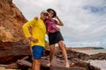 Couple Having Fun at the Beach Royalty Free Stock Photo