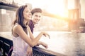 Couple having fun Royalty Free Stock Photo