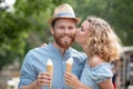 couple having ice cream