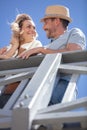 couple having lovely honeymoon Royalty Free Stock Photo