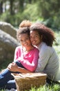 Couple Having Picnic In Countryside Royalty Free Stock Photo