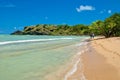 Couple at hidden beach, puerto rico