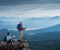 Couple hiking