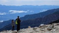 Couple hiking to Senjojiki Cirque