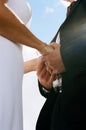 Couple holding hands Royalty Free Stock Photo
