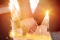 Couple holding hands Royalty Free Stock Photo