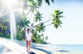 Couple Honeymoon Tropical Beach Romantic Concept