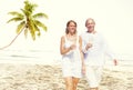 Couple Honeymoon Tropical Beach Romantic Concept