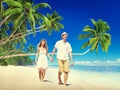 Couple Honeymoon Tropical Beach Romantic Concept Royalty Free Stock Photo