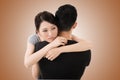 Couple hug and comfort Royalty Free Stock Photo