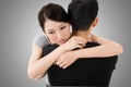 Couple hug and comfort Royalty Free Stock Photo