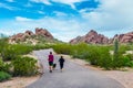 Couple Jogging with Dog