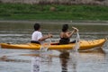 Couple Kayaking Royalty Free Stock Photo