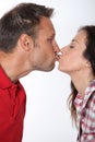 Couple kissing Royalty Free Stock Photo