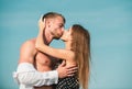 Couple kissing outdoor. Couple in love kiss. Romantic and love concepr. Lovely happy couple kiss and hugs. sensual kiss Royalty Free Stock Photo