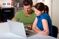 Couple in the kitchen Royalty Free Stock Photo