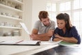 Couple Looking At Domestic Finances At Home Together Royalty Free Stock Photo