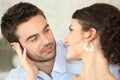 Couple looking at each other Royalty Free Stock Photo