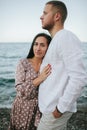 Couple Love Beach Romance Togetherness Concept Royalty Free Stock Photo