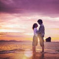 Couple Love Beach Romance Togetherness Concept Royalty Free Stock Photo