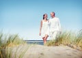 Couple Love Beach Romance Togetherness Concept Royalty Free Stock Photo