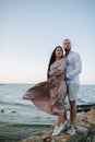 Couple Love Beach Romance Togetherness Concept Royalty Free Stock Photo