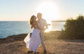 Couple Love Beach Romance Togetherness Concept Royalty Free Stock Photo