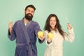 Couple in love cleaning teeth. Freshness and cleanliness. Keep teeth healthy. Healthy habits. Brush teeth every morning